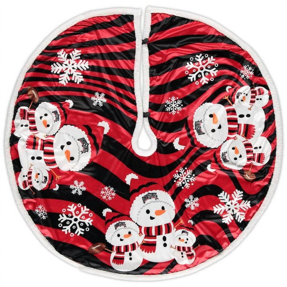 NEW PEGASUS SPORTS ohio state buckeyes christmas tree skirt in red